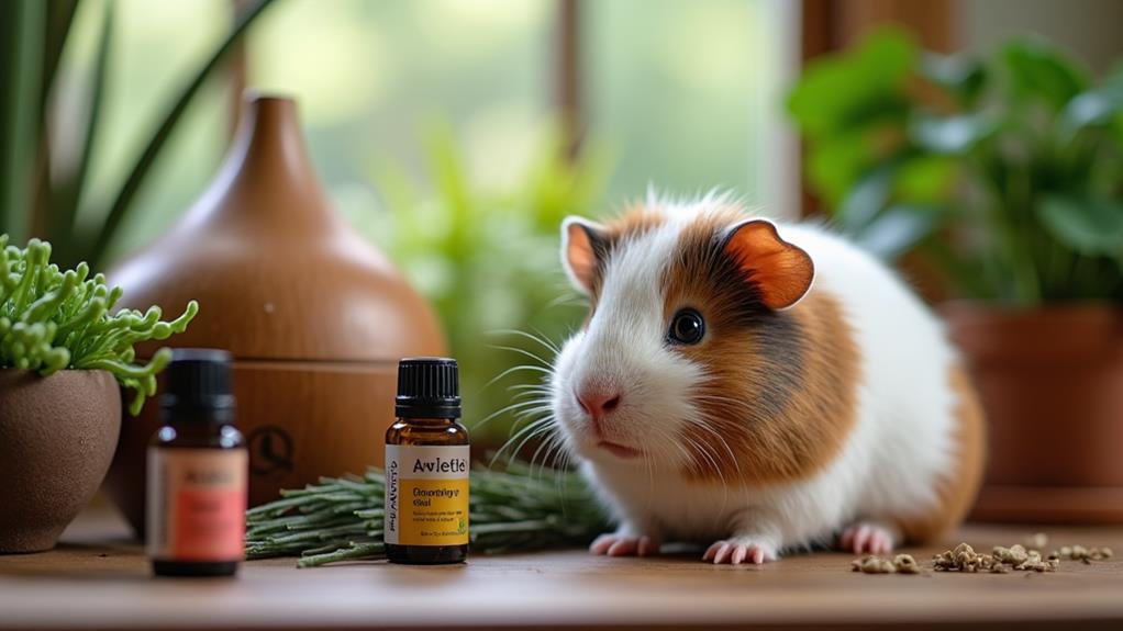 essential oils around pets