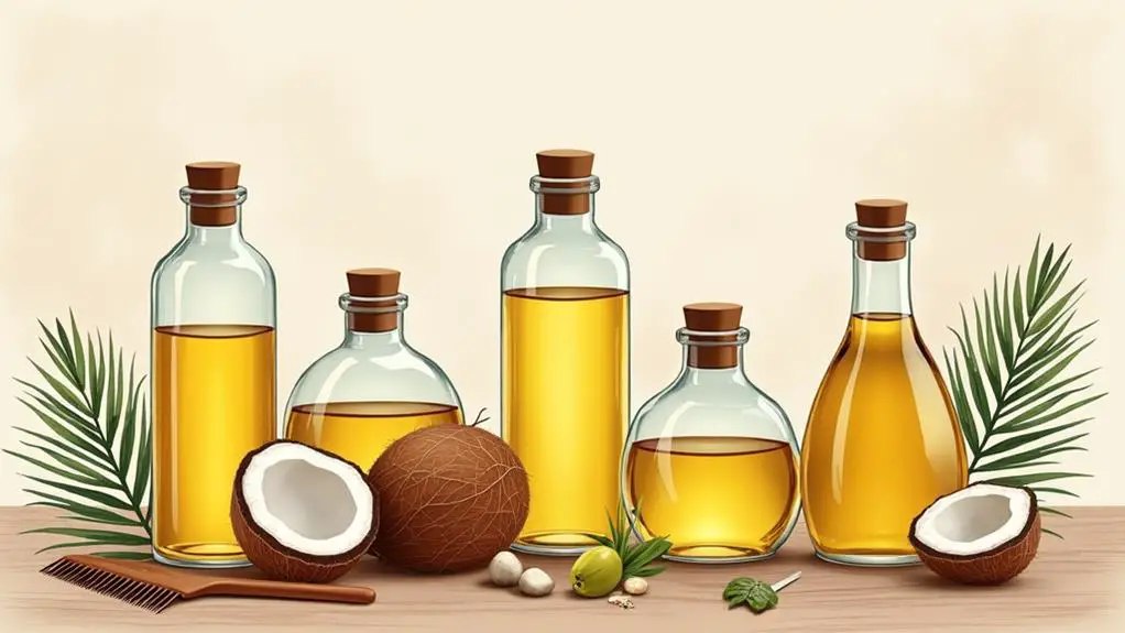 nourishing hair with oils