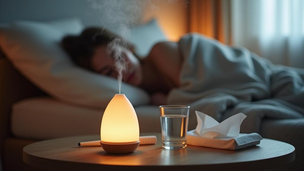 relieving sickness with aromas